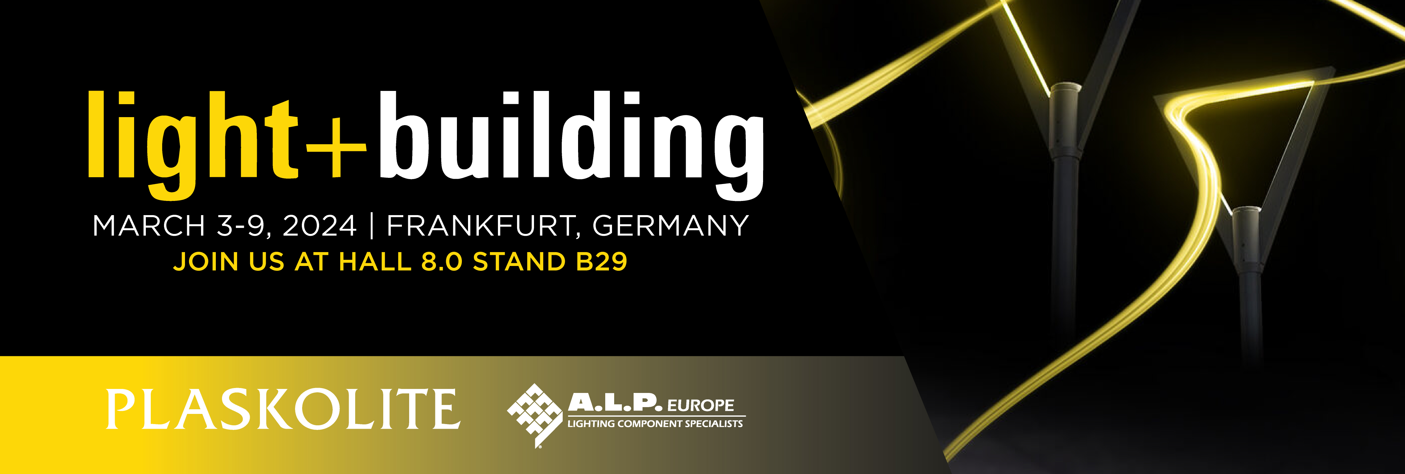 Join us at light+building, located in hall 8.0 stand B29