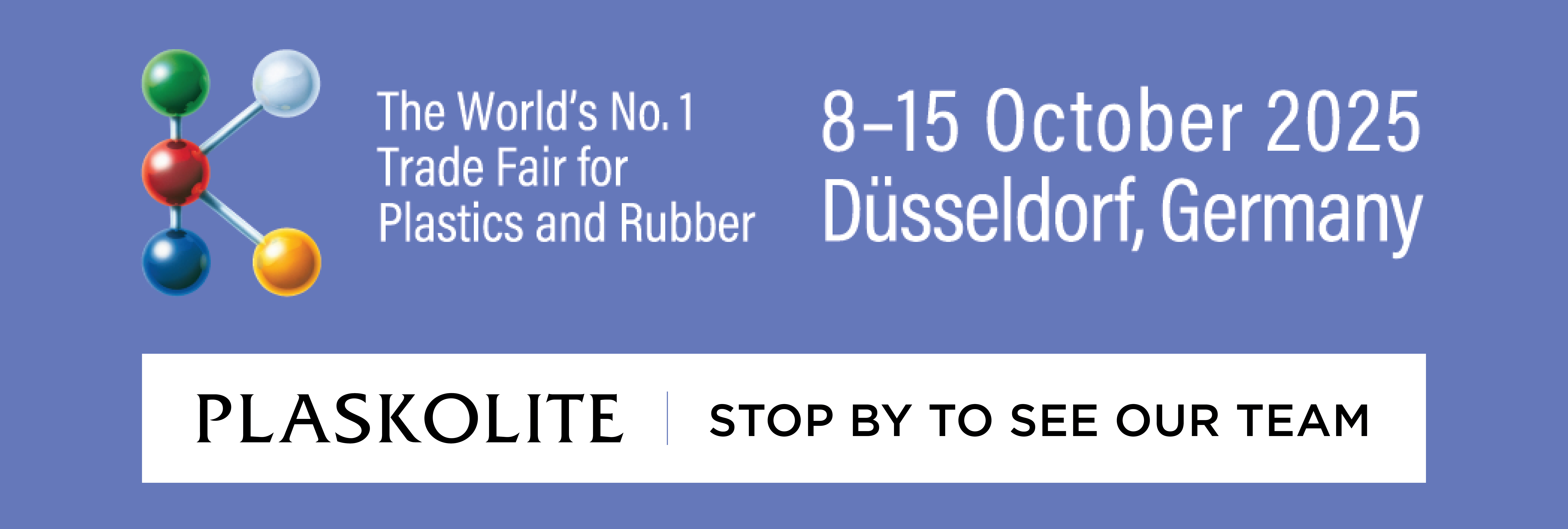 K - The World's Number 1 Trade Fair for Plastics and Rubber 2025