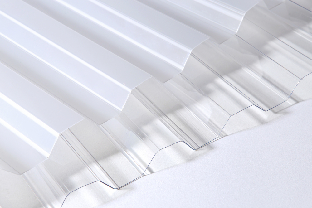  Plaskolite Corrugated Sheets 24  X 48  White : Industrial &  Scientific