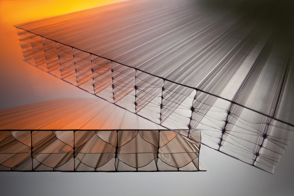 16mm 20mm Clear Polycarbonate Roofing Sheet - UV Protection