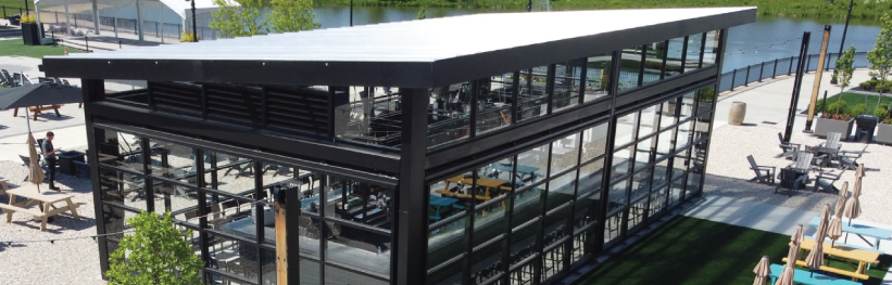 POLYGAL MULTIWALL WAS THE CLEAR CHOICE FOR THE SAM ADAMS PAVILION IN SALEM, NEW HAMPSHIRE