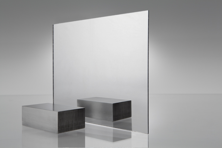 Acrylic Mirror, Sheet, Mirror, Mirror, Paper, Extruded, (0.06 in x 48 in x  96 in)