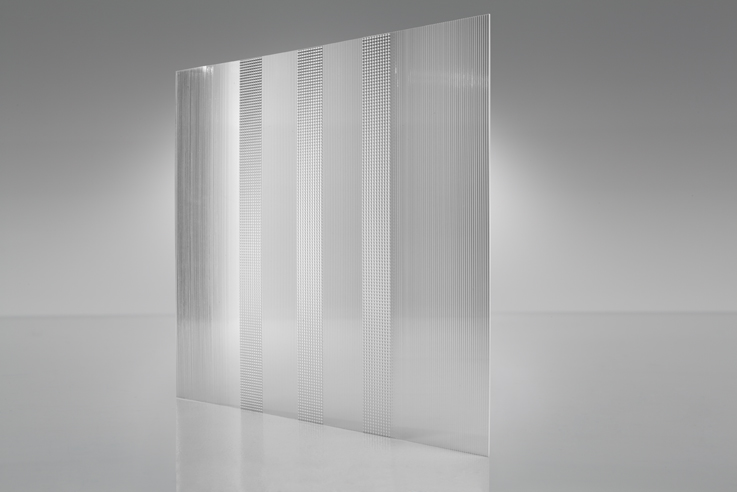 Paneles transparentes de acrílico para iluminación KSH-3E-2X4