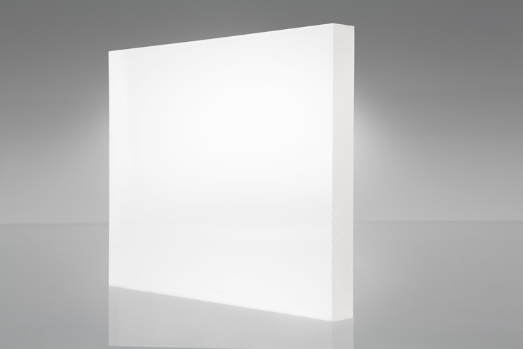 Opaque acrylic glass GS cut to size - Opaque ✓ Black or white ✓ Cut to size  from 30x30mm ✓ UV- and weather-resistant ✓