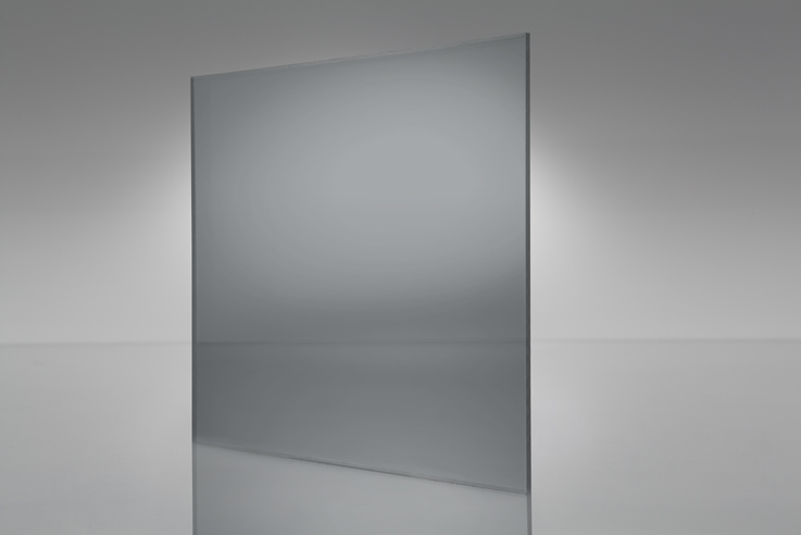 Light Gray Smoke Transparent Acrylic Plexiglass #2064-1/4" x 12" x 12" 