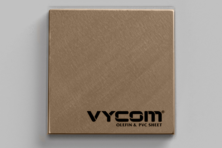 VYCOM HDPE Bronze Rotary Brushed