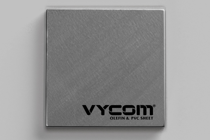 VYCOM HDPE Stainless Rotary Brushed