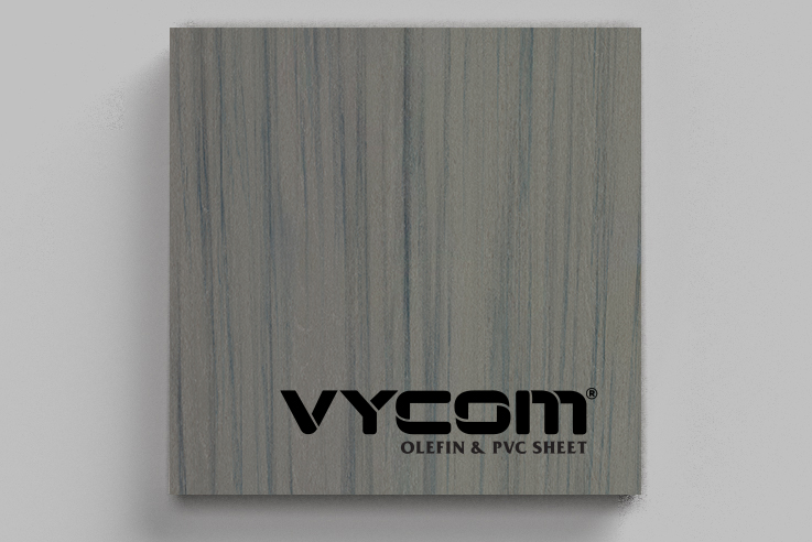 VYCOM TIMBERLINE Woodgrain HDPE in Dark Ash