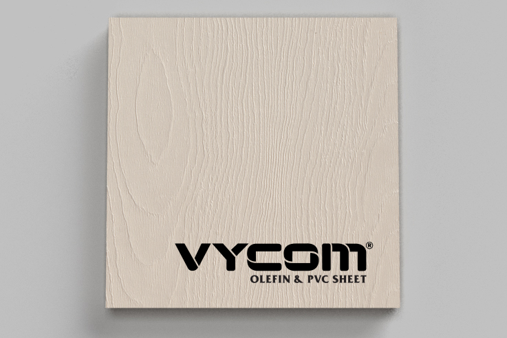 VYCOM TIMBERLINE Woodgrain HDPE in Elm