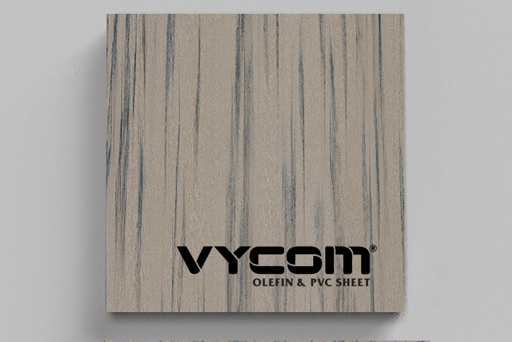 VYCOM TIMBERLINE Woodgrain HDPE in Weatherwood